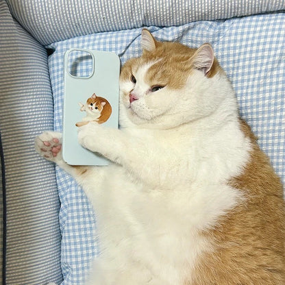 Coque iPhone personnalisée avec portrait d'animal de compagnie