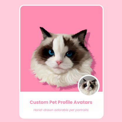 Custom Pet Profile Avatars (Digital File)