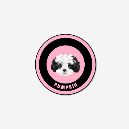 Tapis personnalisé avec portrait d'animal de compagnie