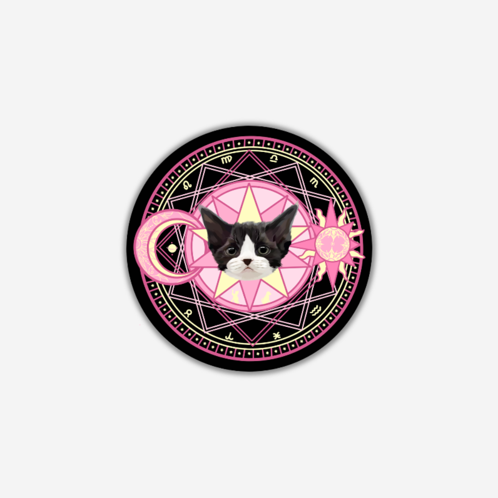 Tapis personnalisé avec portrait d'animal de compagnie