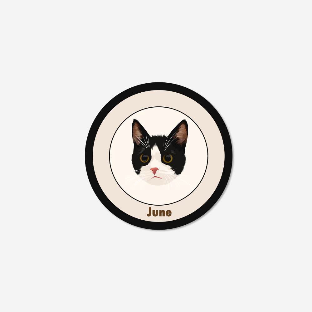 Tapis personnalisé avec portrait d'animal de compagnie