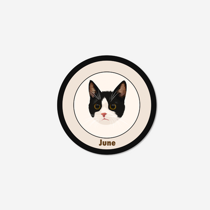 Tapis personnalisé avec portrait d'animal de compagnie