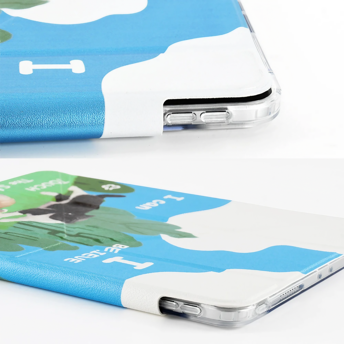 Individuelle magnetische iPad-Hülle mit Haustierporträt