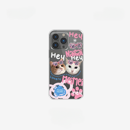 Individuelle iPhone Hülle transparent mit Tierporträt