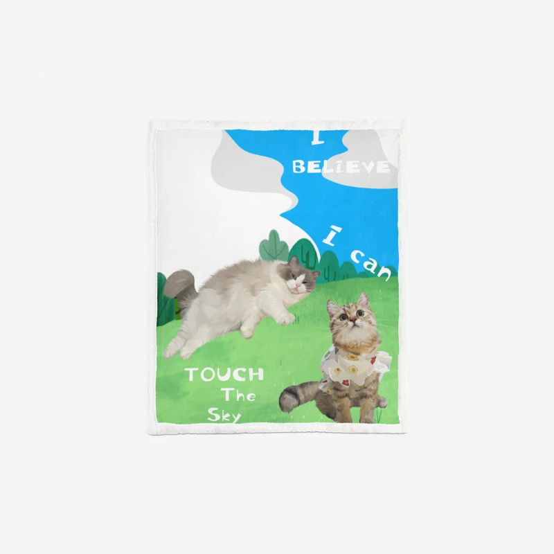 Couverture personnalisée avec portrait d'animal de compagnie