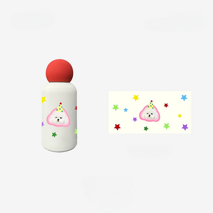 Individueller Isolierbecher mit Haustierporträt