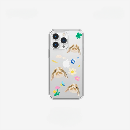 Individuelle iPhone Hülle transparent mit Tierporträt