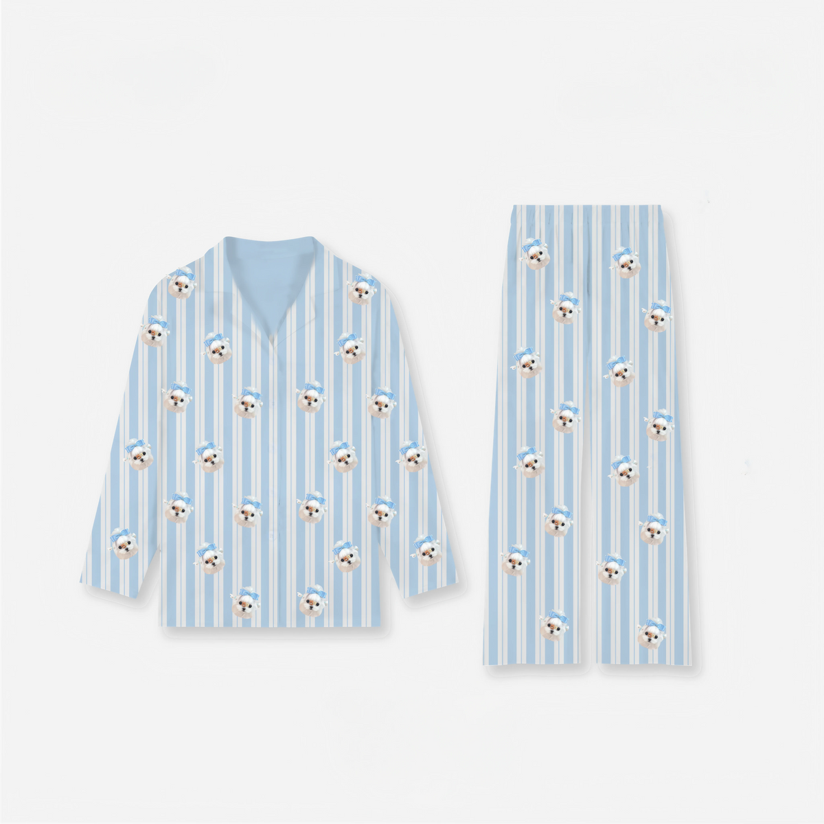 Pyjamas nach Maß mit Haustierporträt