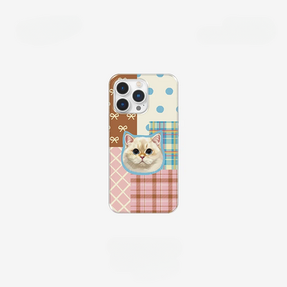 Coque iPhone personnalisée avec portrait d'animal de compagnie