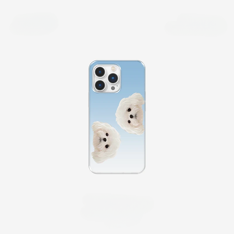 Coque iPhone personnalisée avec portrait d'animal de compagnie