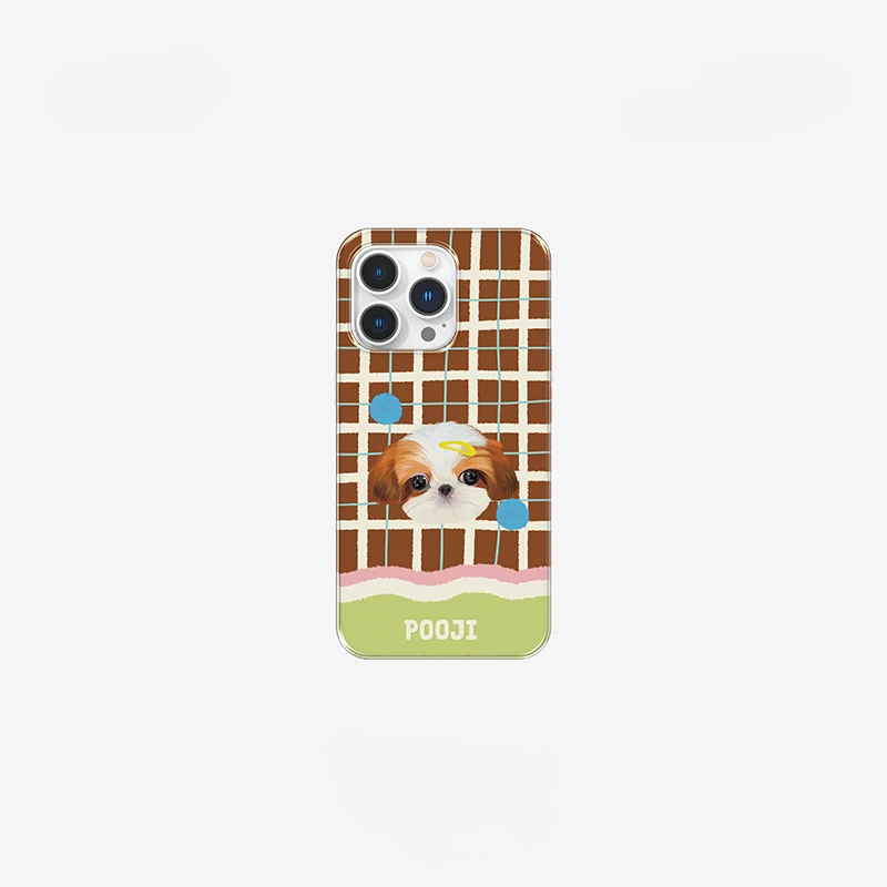 Coque iPhone personnalisée avec portrait d'animal de compagnie